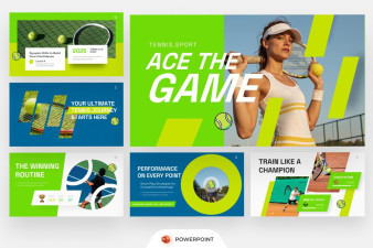 Tenis Sport RR PowerPoint Template